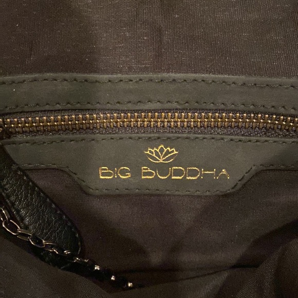 Big Buddha black with white beading envelope clutch - Picture 5 of 12